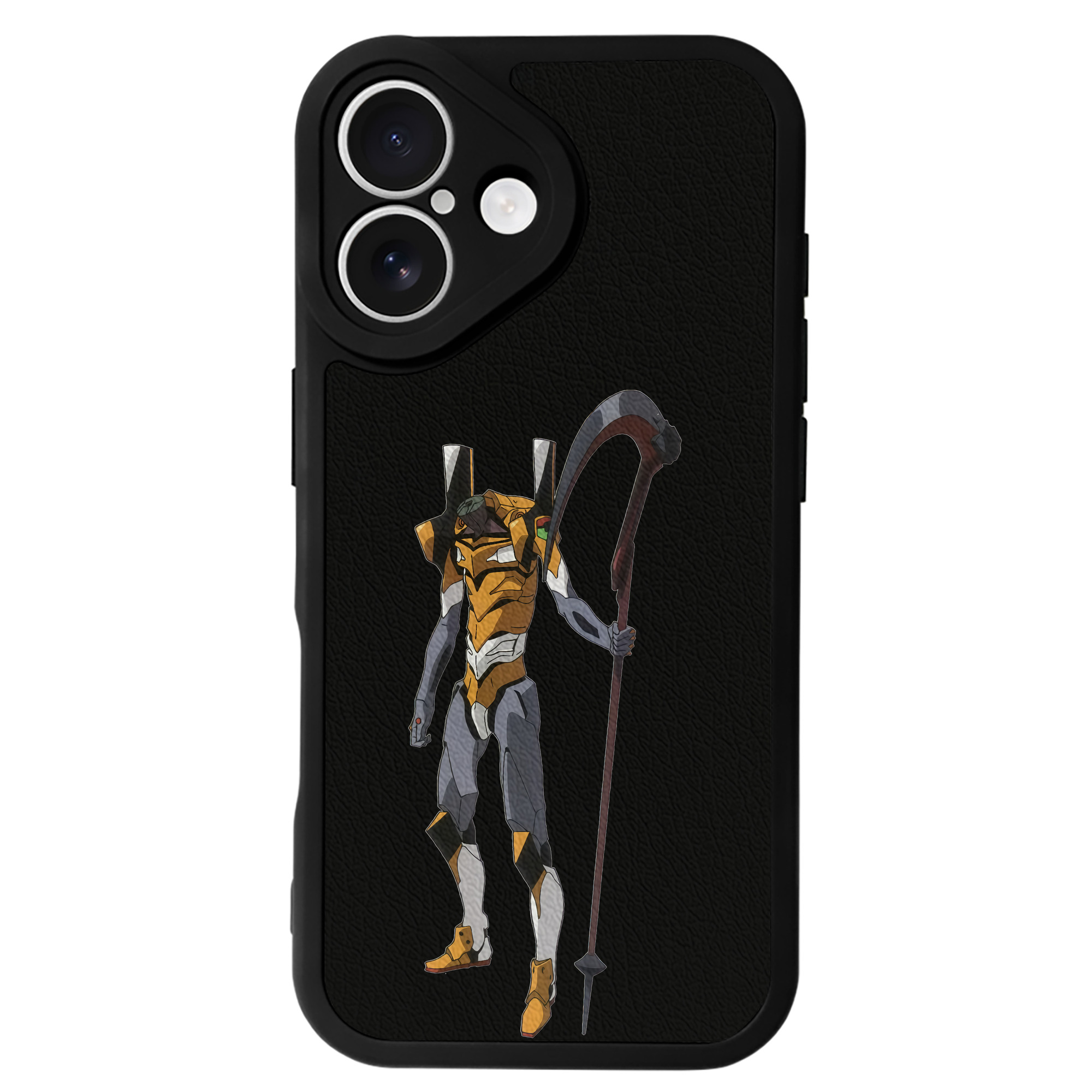 （画像用） EVA 新世紀エヴァンゲリオン 【iPhone 16シリーズ対応】シリコンスマホケース（レザー調） 材質：シリコン